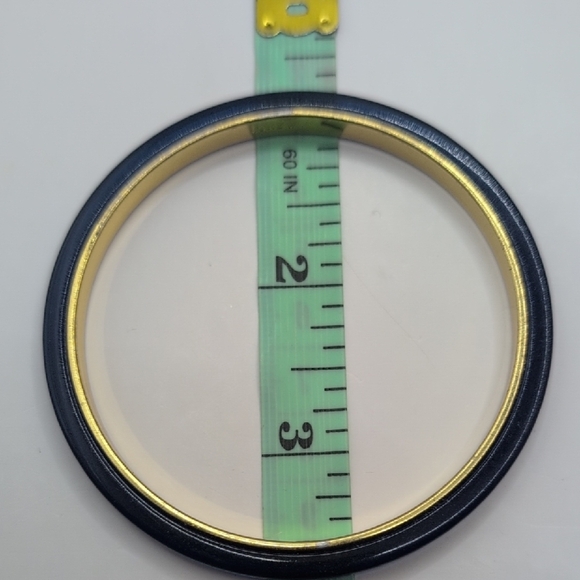J. Crew Elegant Navy and Gold Bangle - Picture 5 of 6